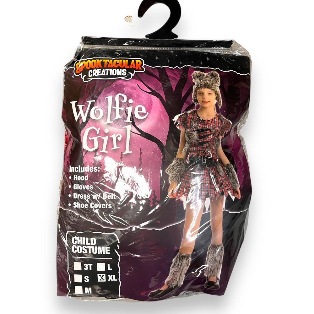 Halloween costume Wolfie girl size extra large
